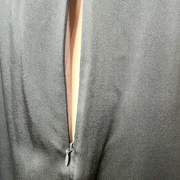 RAG & BONE Vivienne Color Block Mock Neck Dress Black & Green (Sz S) - Picture 7 of 9